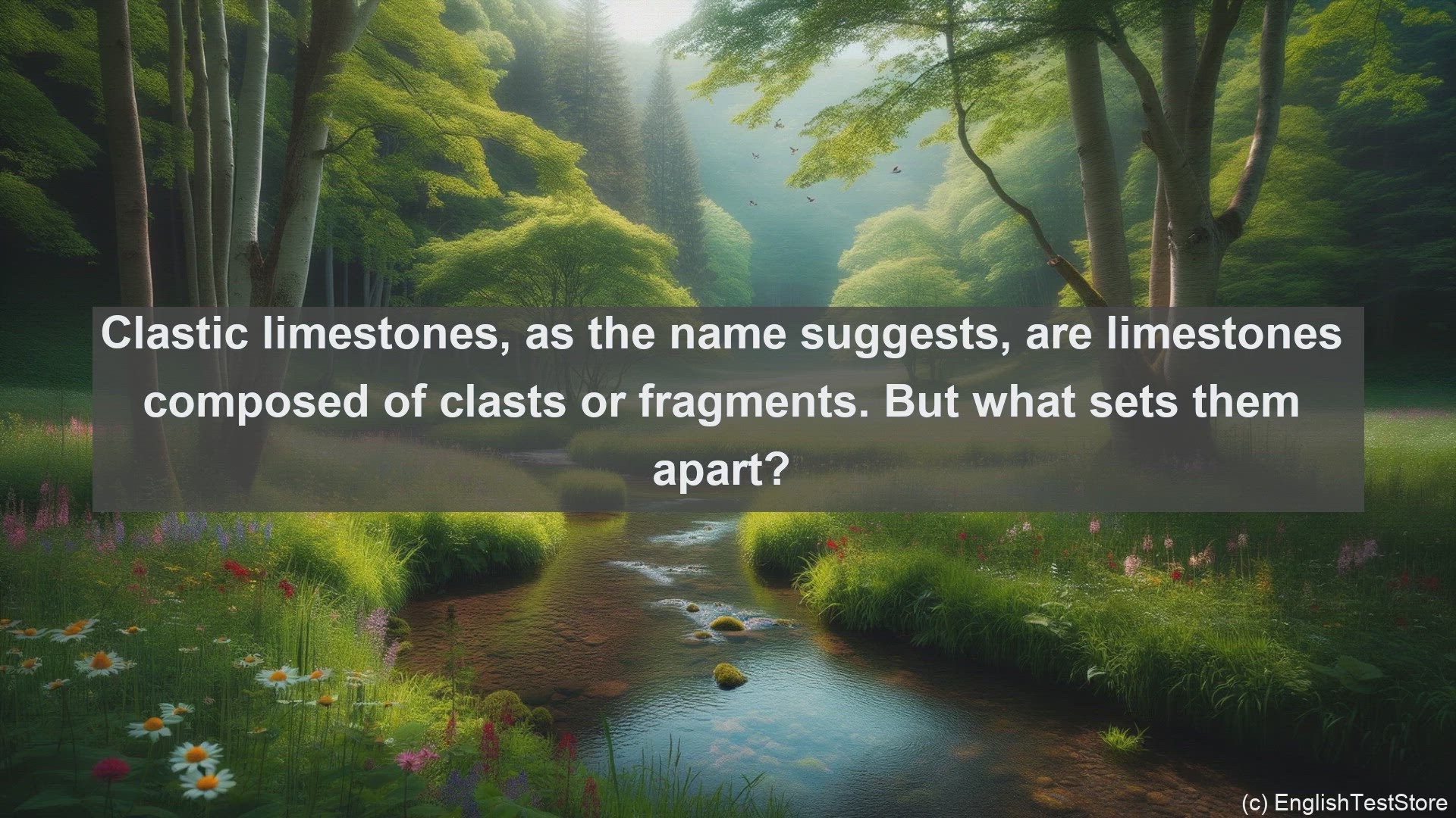 'Video thumbnail for Clastic limestones in science  definition and examples'