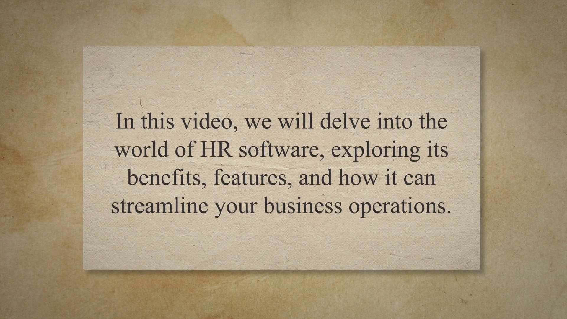 Video thumbnail for Streamlining Success: A Comprehensive Review of HR Software Solutions