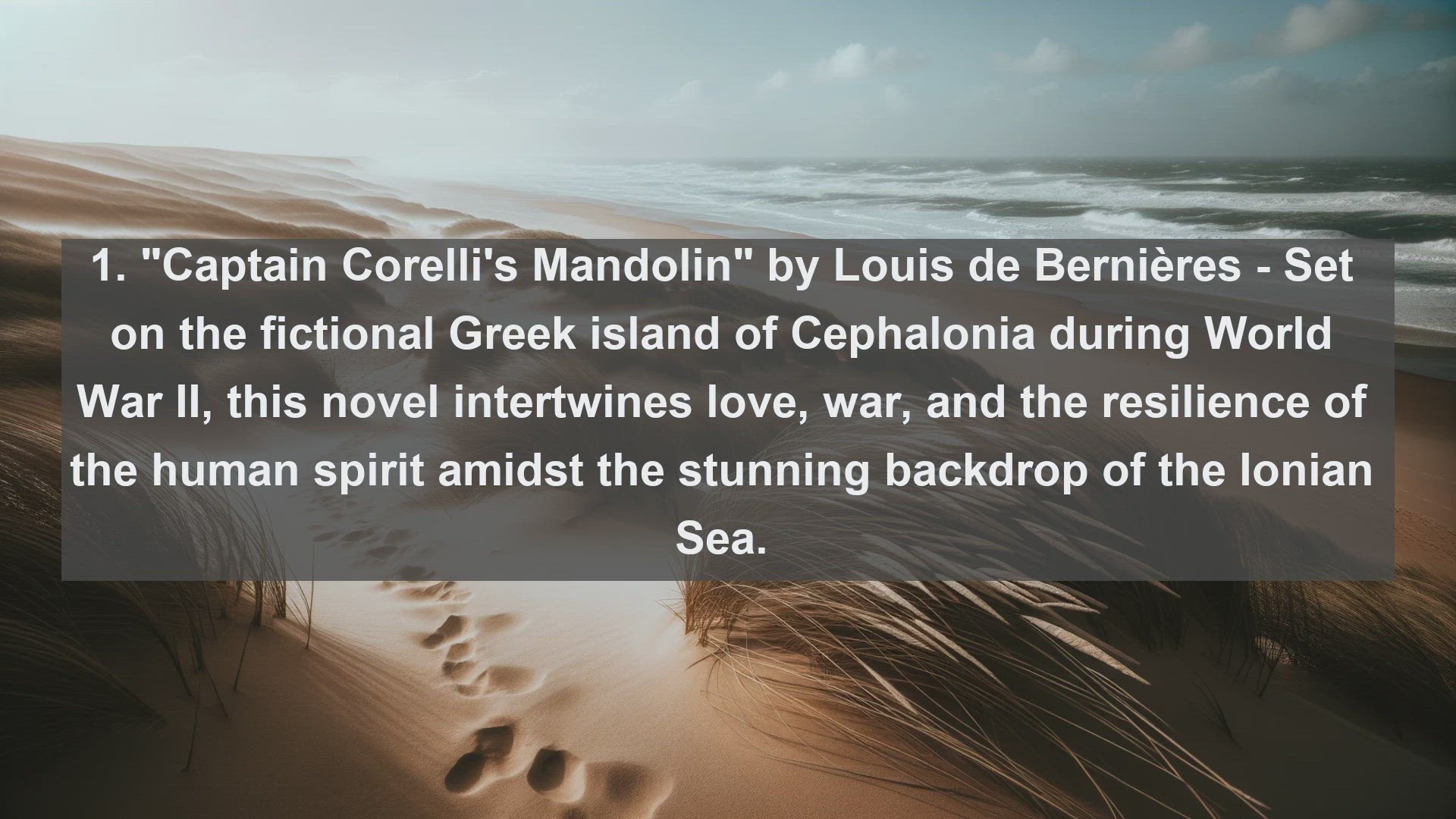 'Video thumbnail for Top 10 Greek Island Novels'