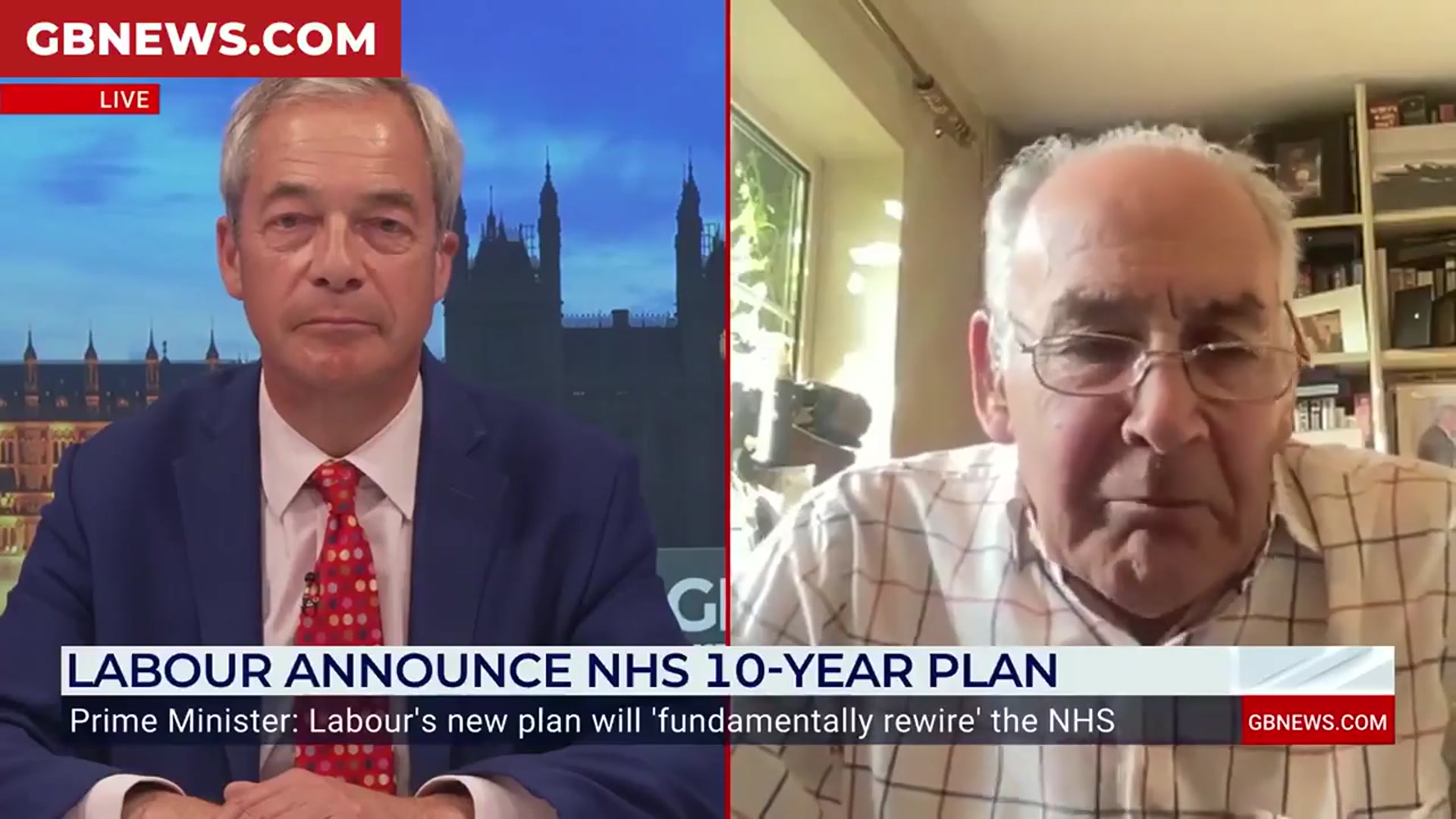 'Video thumbnail for Alastair Stewart criticises 'inaccesible' NHS app amid reform'