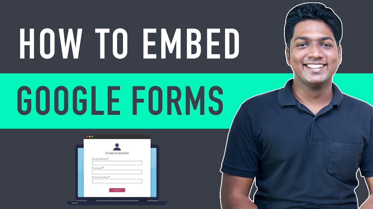 'Video thumbnail for How To Embed Google Forms On Your Website'
