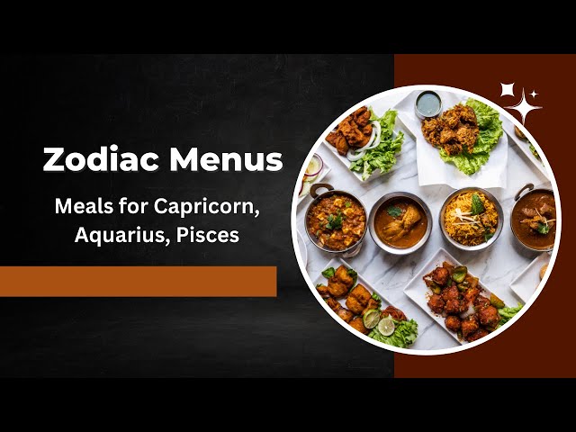 Video thumbnail for Meals for Capricorn, Aquarius, Pisces-video