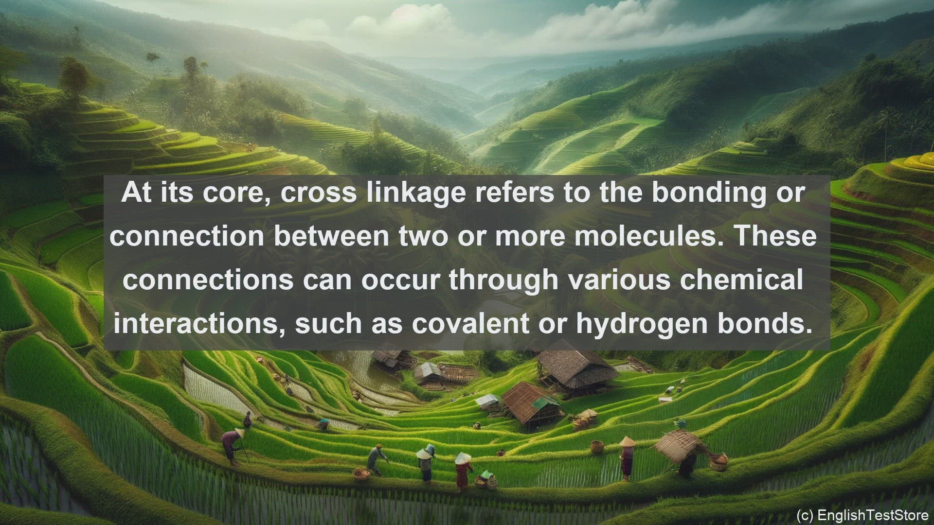 'Video thumbnail for Cross linkage in science  definition and examples'