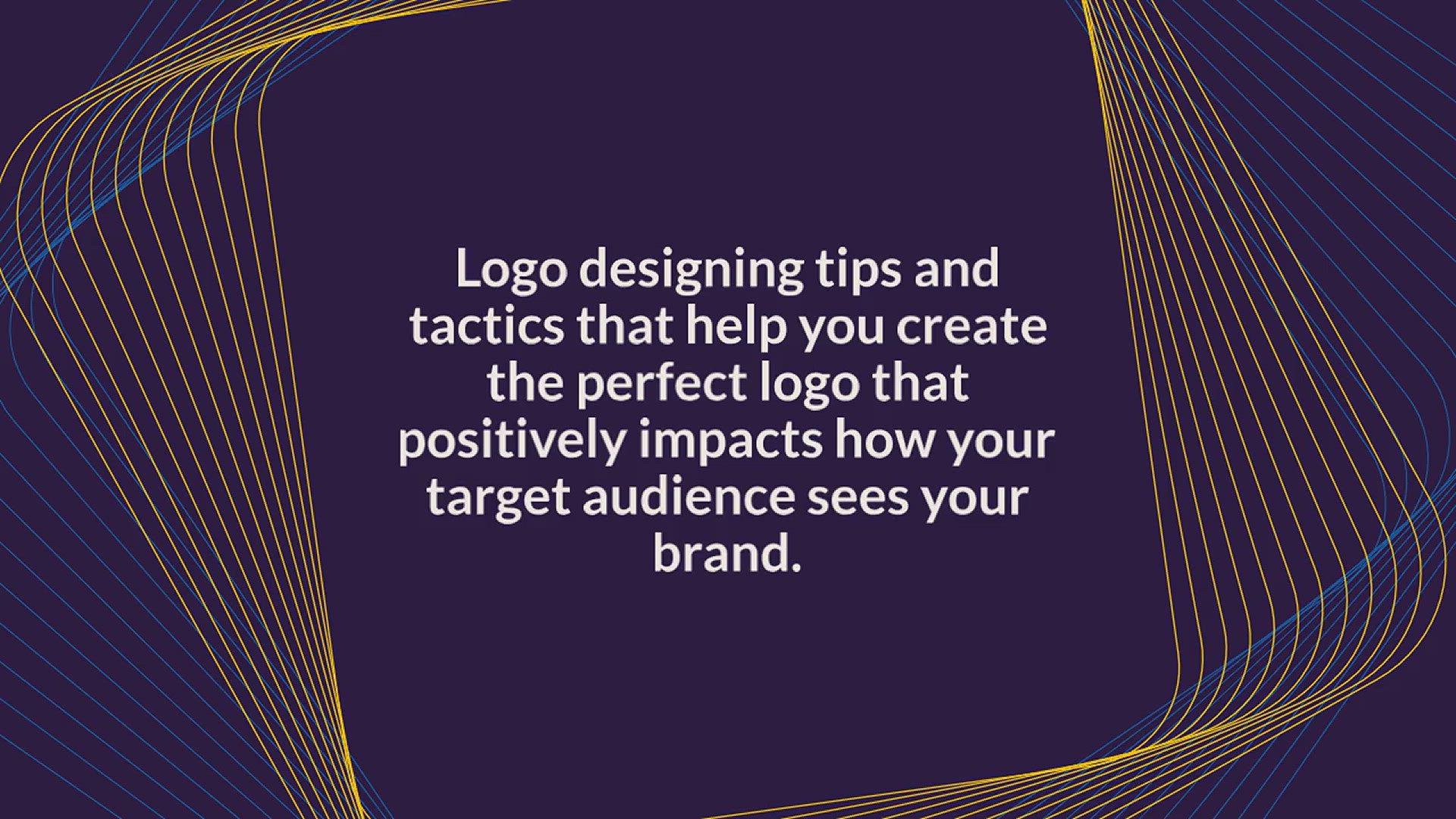 'Video thumbnail for 6 Tips For Designing A Good Logo For Your Brand'
