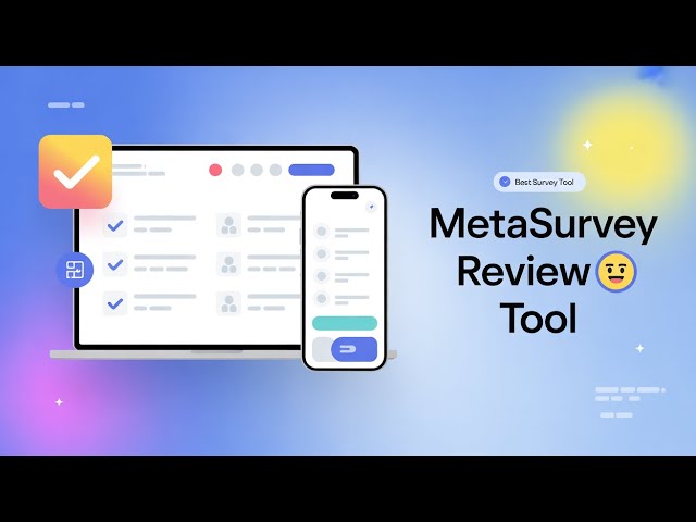 Video thumbnail for 🚀 MetaSurvey Review | Best Survey, Quiz & Form Tool