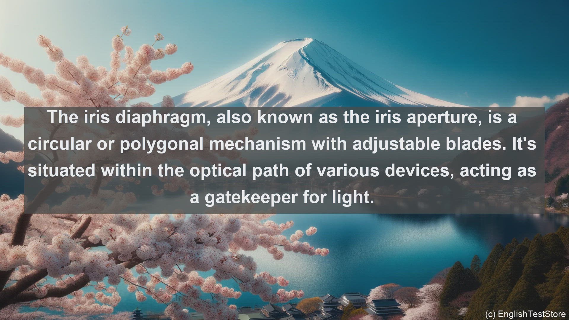 'Video thumbnail for Iris diaphragm in science  definition and examples'