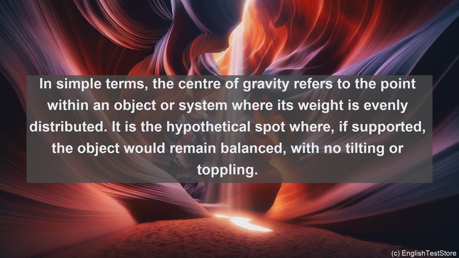 'Video thumbnail for Centre of gravity in science  definition and examples'