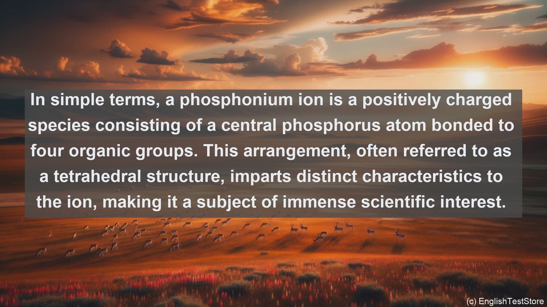 'Video thumbnail for Phosphonium ion in science  definition and examples'