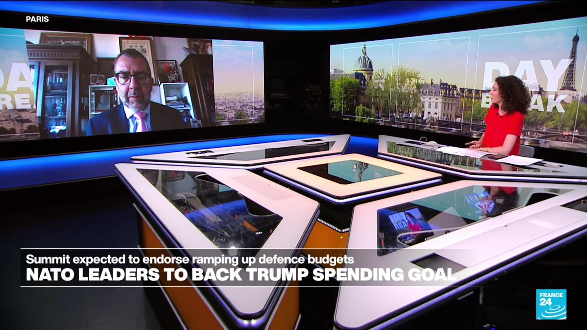 'Video thumbnail for European defence and 'the will to fight': NATO countries must 'beef up' forces and political unity'