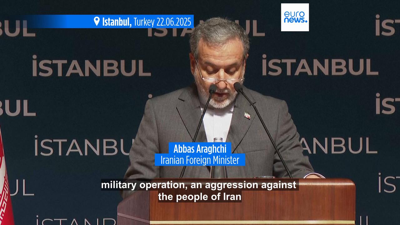 'Video thumbnail for 'There is no red line that they have not crossed' - Iran's foreign minister'