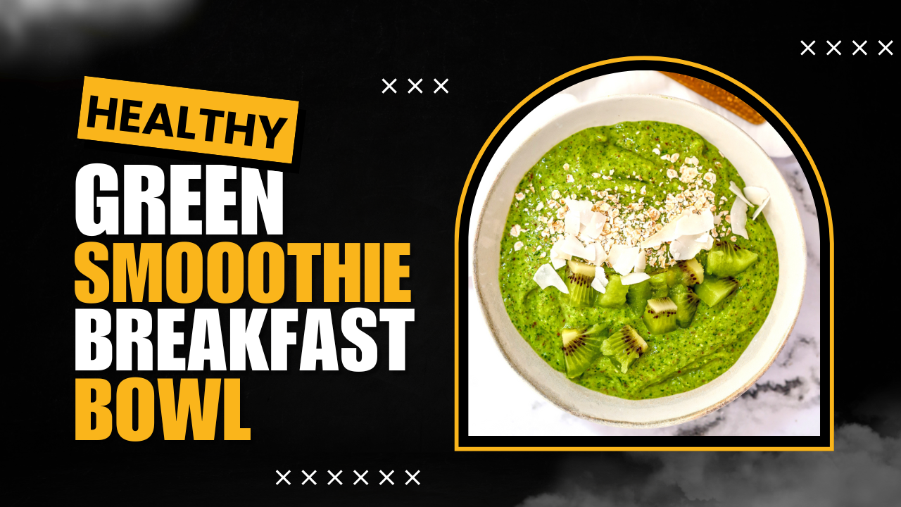 Video thumbnail for Green Smoothie Breakfast Bowl