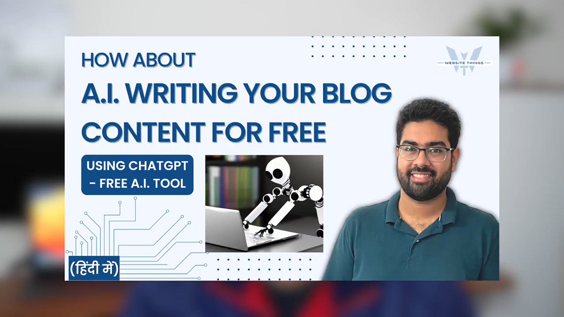 'Video thumbnail for Ask A.I. To Write Your Blog Content For FREE! 100% Unique & Plagiarism-Free Articles - ChatGPT'