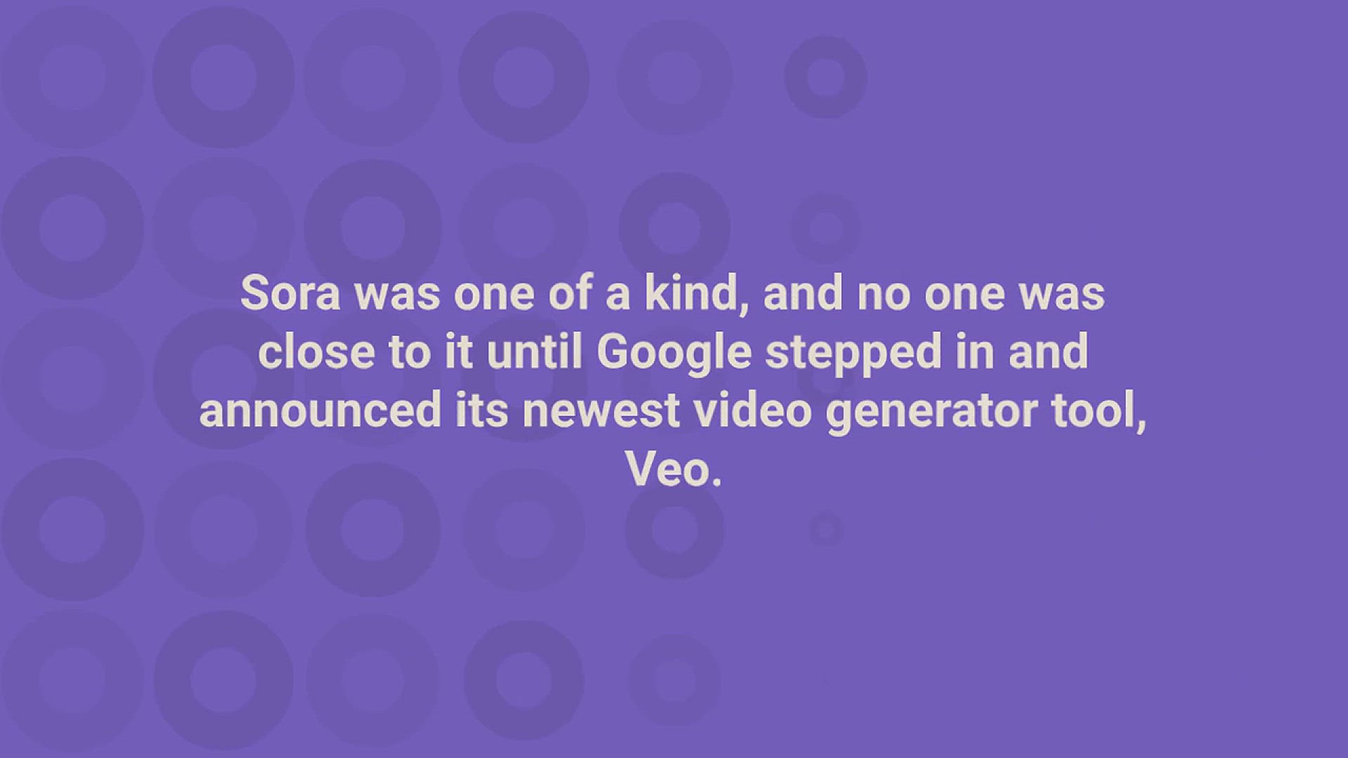 'Video thumbnail for Forget Sora, Veo AI video generator by Google is far better'