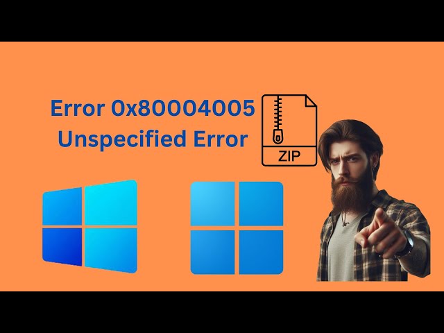 'Video thumbnail for Error 0x80004005 Unspecified Error : How to fix Zip File Extraction issue in Windows 11 or 10?'