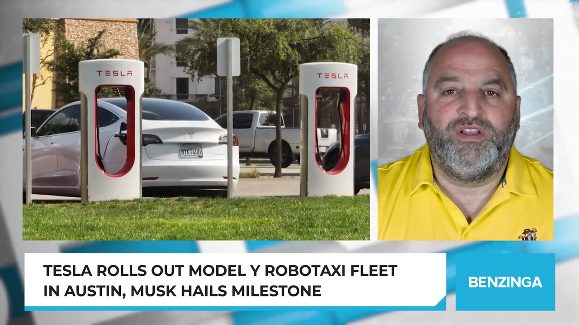 'Video thumbnail for Tesla Rolls Out Model Y Robotaxi Fleet in Austin, Musk Hails Milestone '