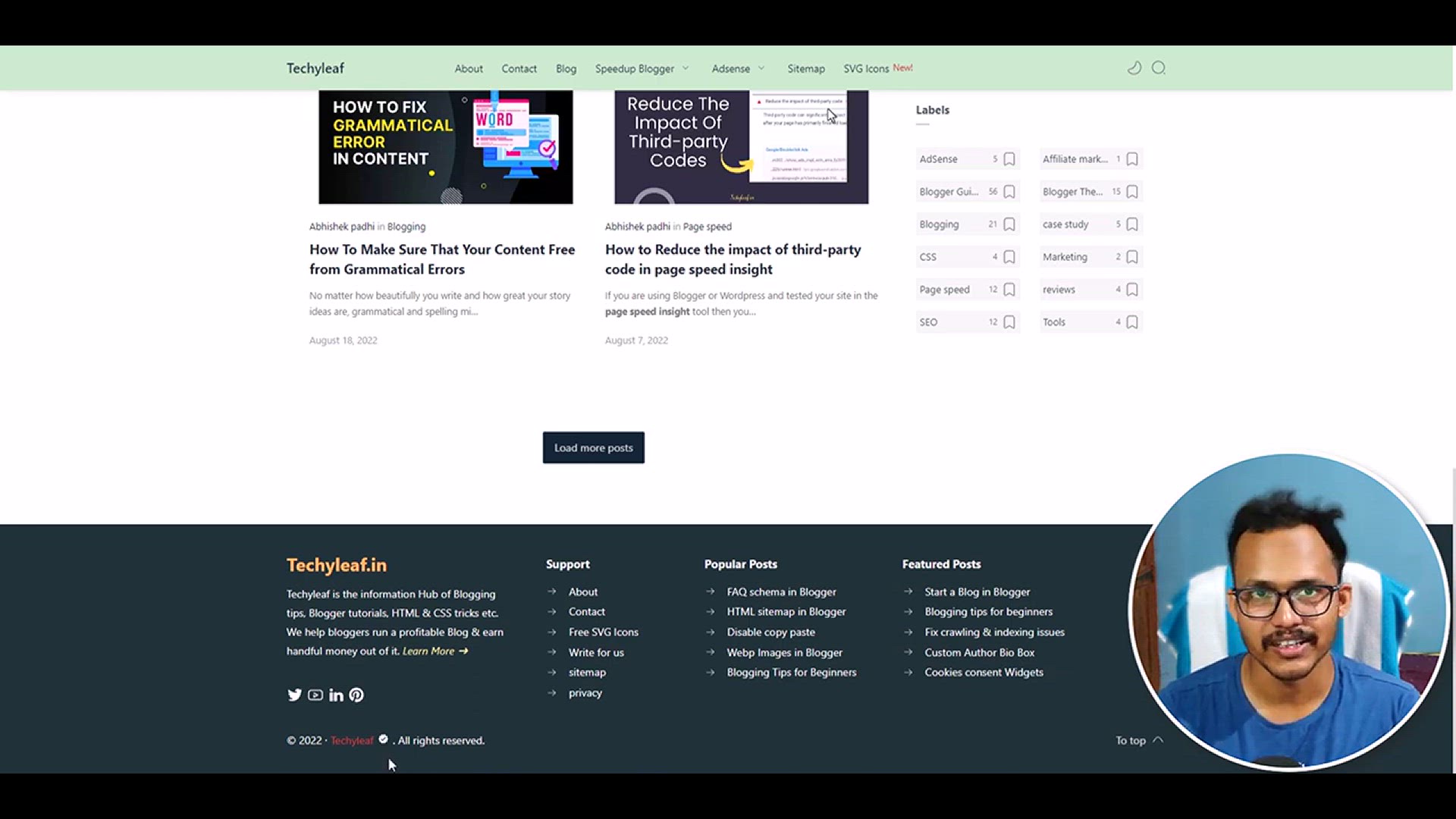 'Video thumbnail for How to Add a Verified Tick mark in Footer copyright section _ Blogger Tutorials'