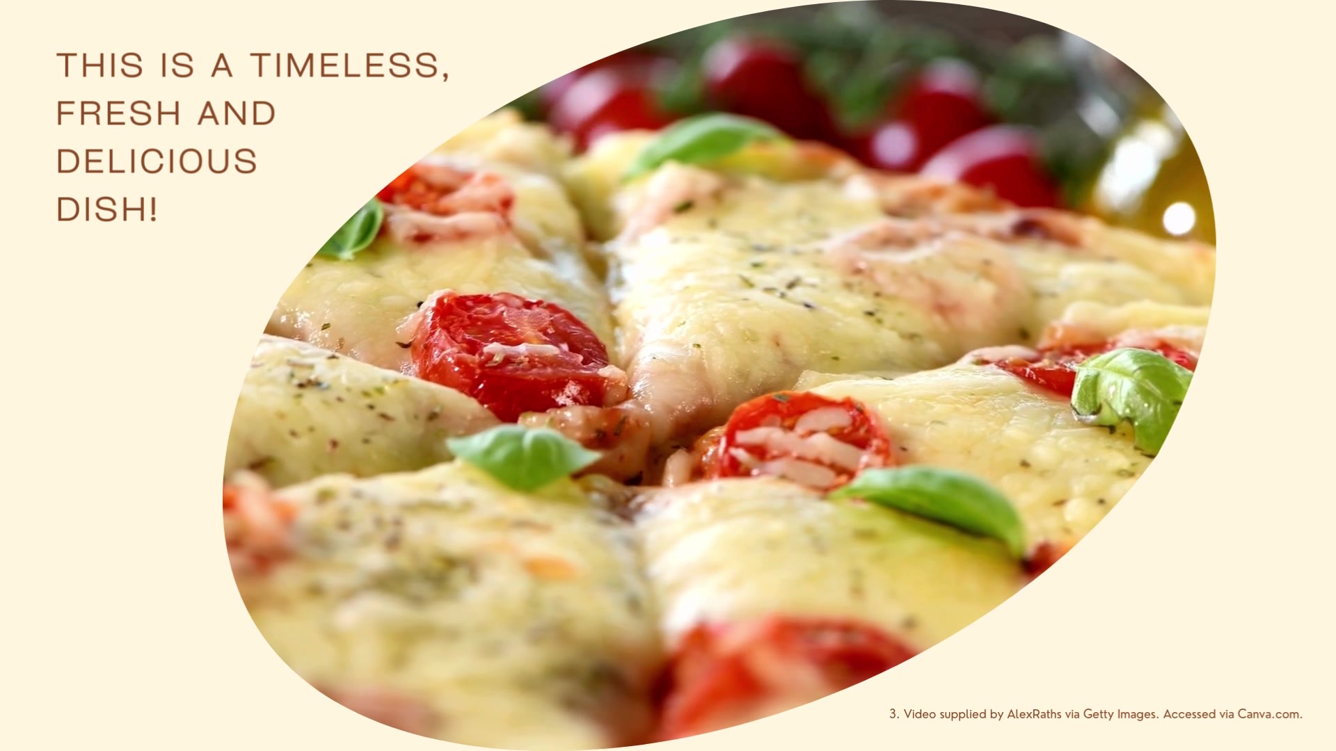 'Video thumbnail for Margherita Pizza'