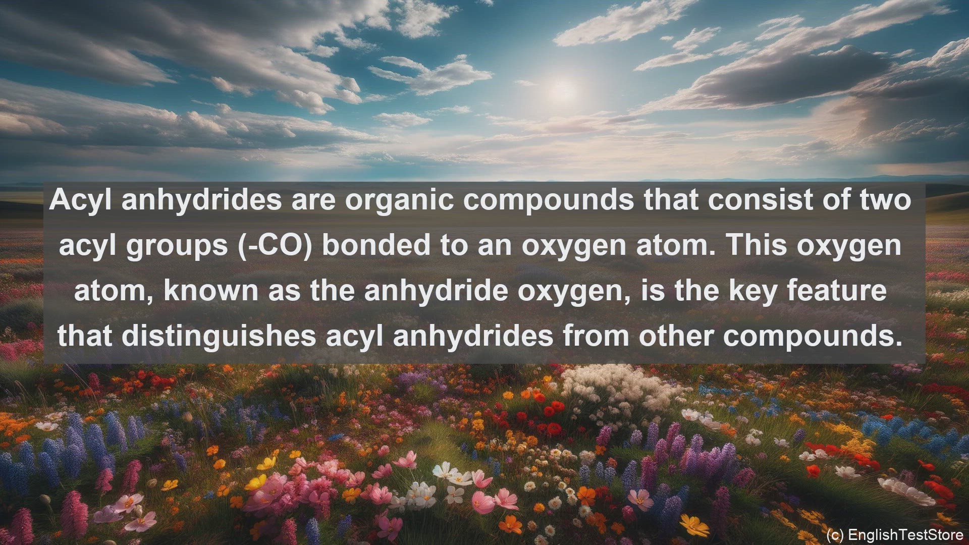 'Video thumbnail for Acyl anhydrides in science  definition and examples'