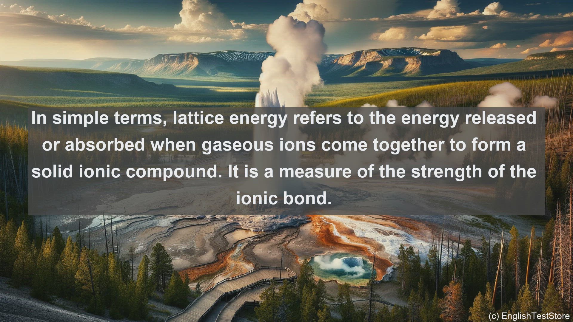 'Video thumbnail for Lattice energy in science  definition and examples'