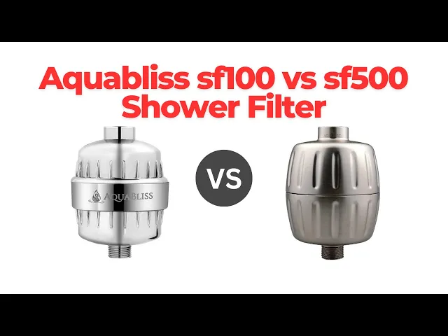 'Video thumbnail for Aquabliss sf100 vs sf500 Shower Filter #aquablisssf100vssf500'