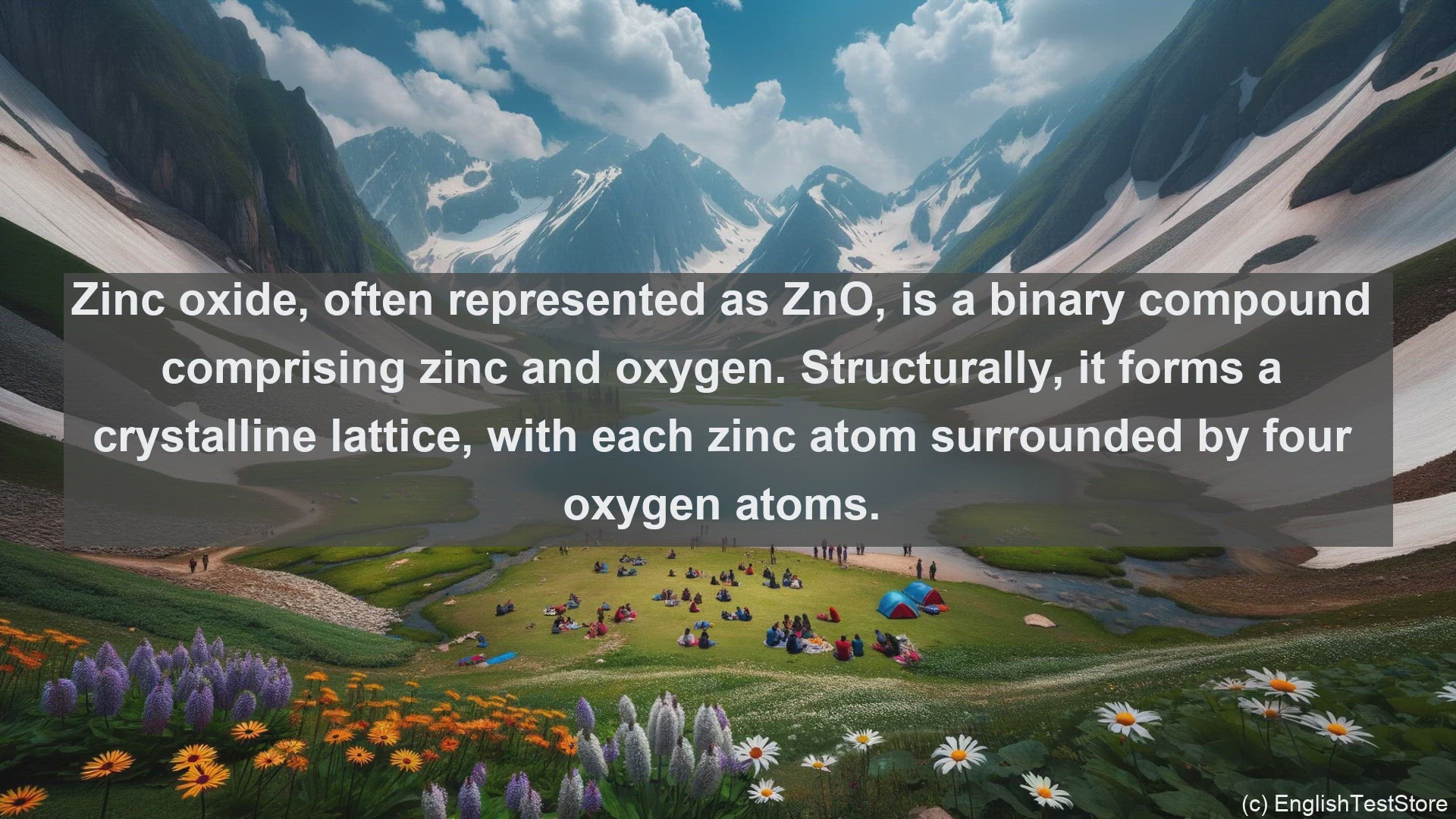 'Video thumbnail for Zinc oxide in science  definition and examples'