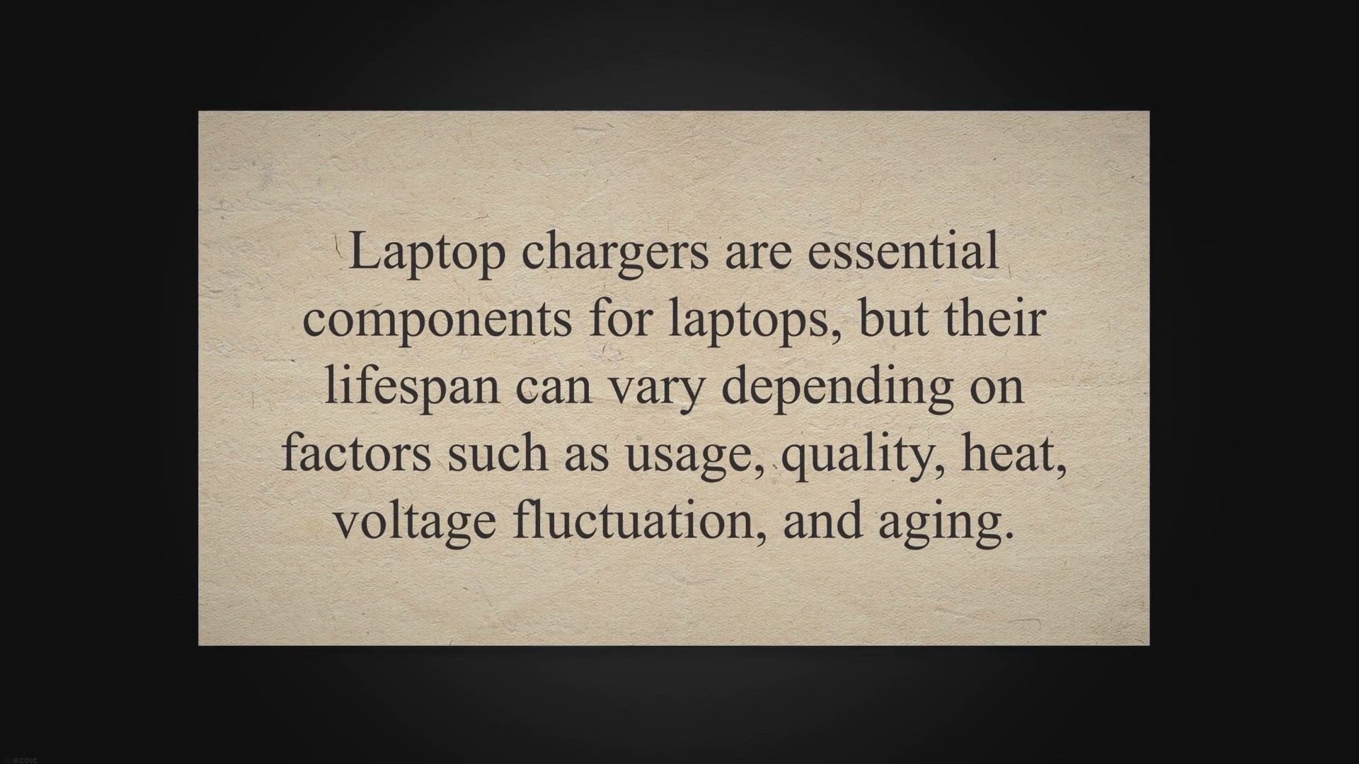 Video thumbnail for How Long Do Laptop Chargers Last?