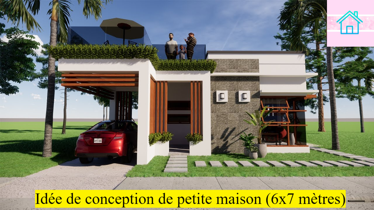 'Video thumbnail for Idée de conception de petite maison (6x7 mètres)'