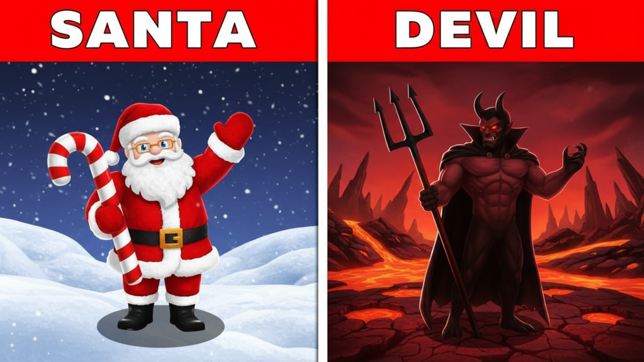 'Video thumbnail for Santa Claus vs The Devil'