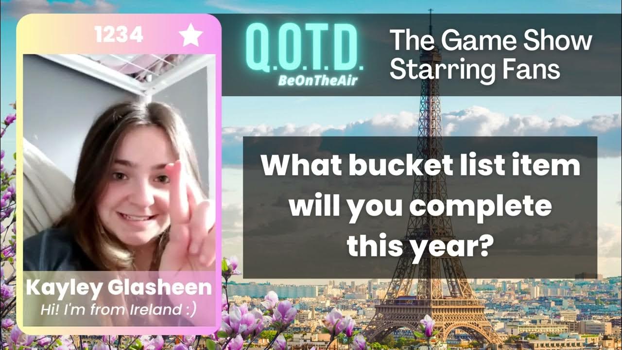 Video thumbnail for Our Favorite Answers: Disneyland and Paris are on Kayley's bucket list!