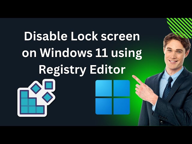 'Video thumbnail for How to Disable Lock screen on Windows 11 using Registry Editor | GearUpWindows Tutorial'
