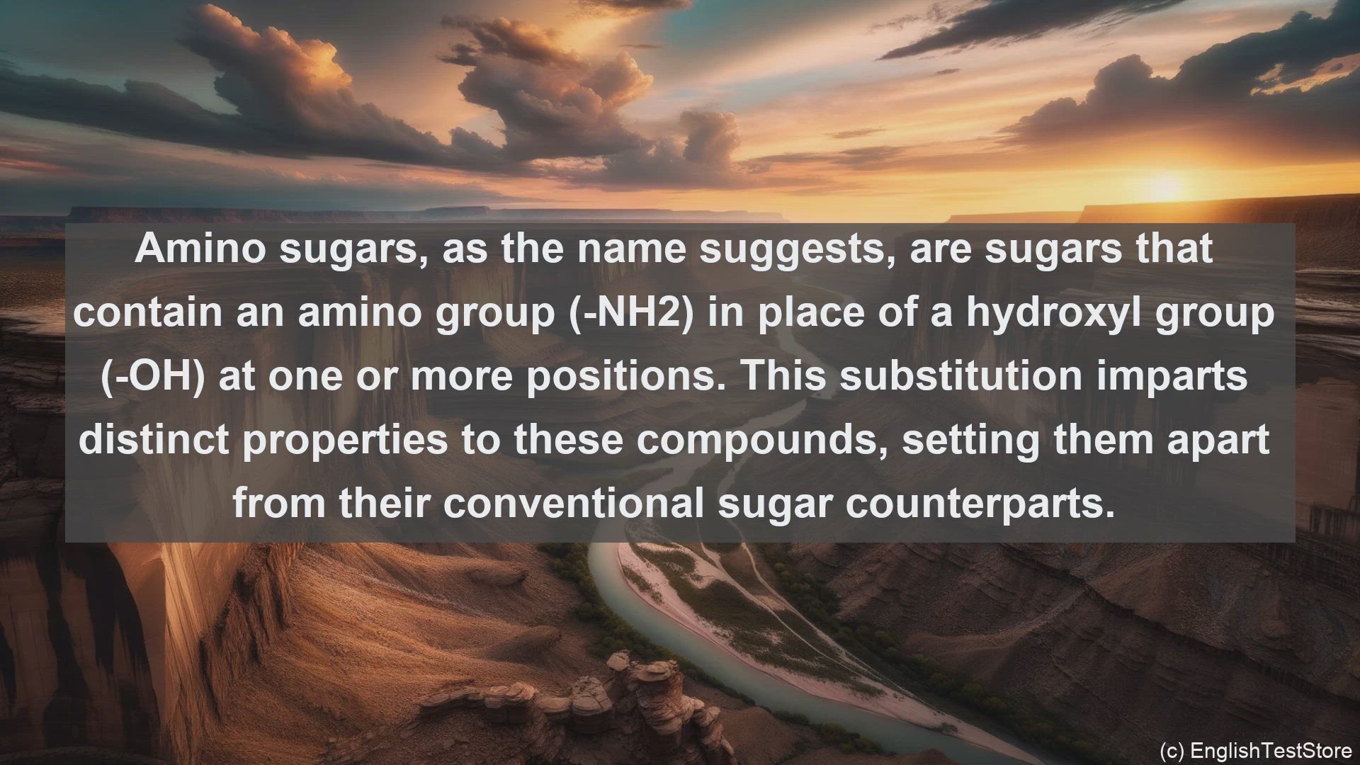 'Video thumbnail for Amino sugar in science  definition and examples'