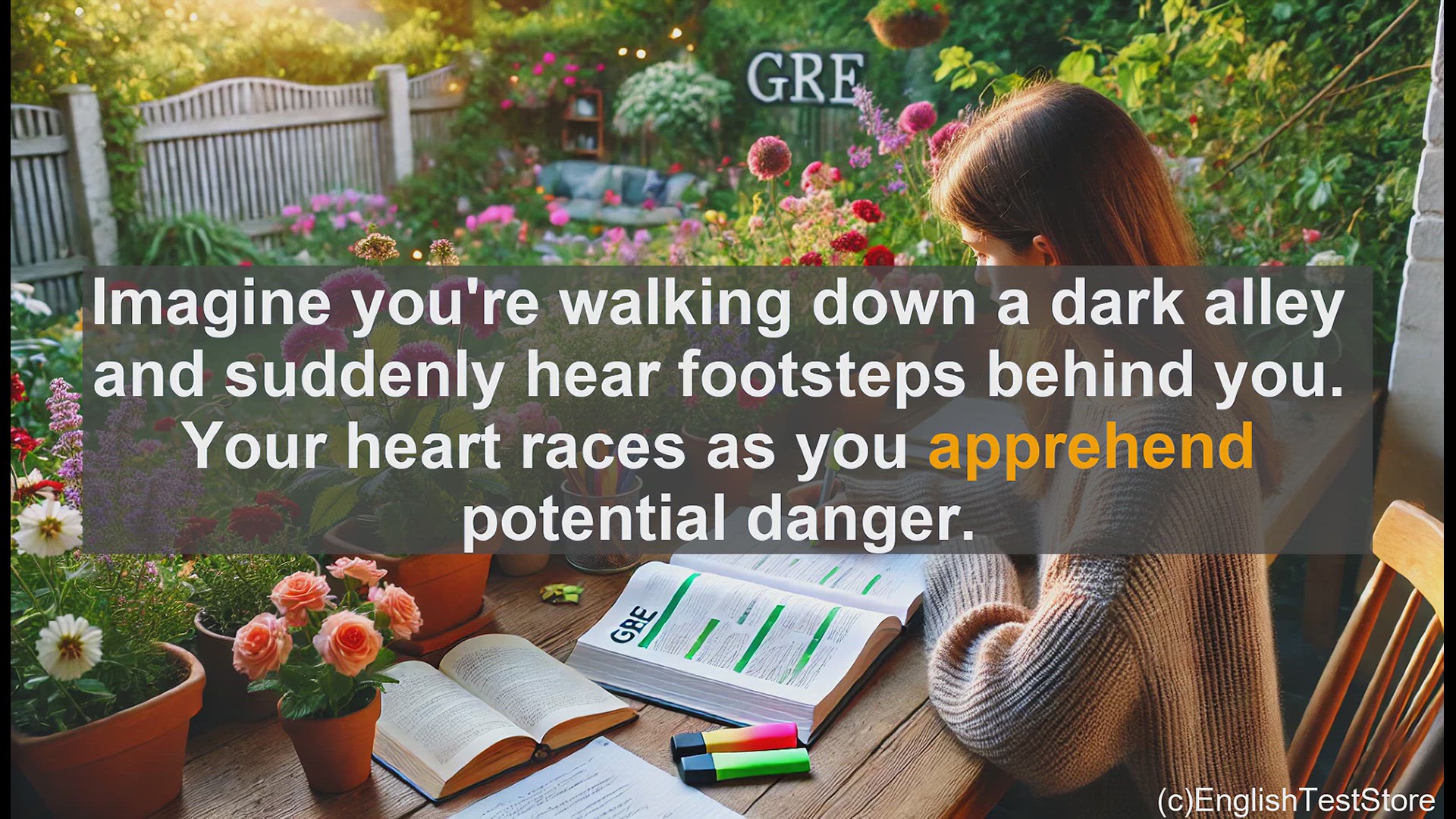 'Video thumbnail for GRE Vocabulary Lesson: Apprehending the Meaning - A Verbal Mastery Journey'