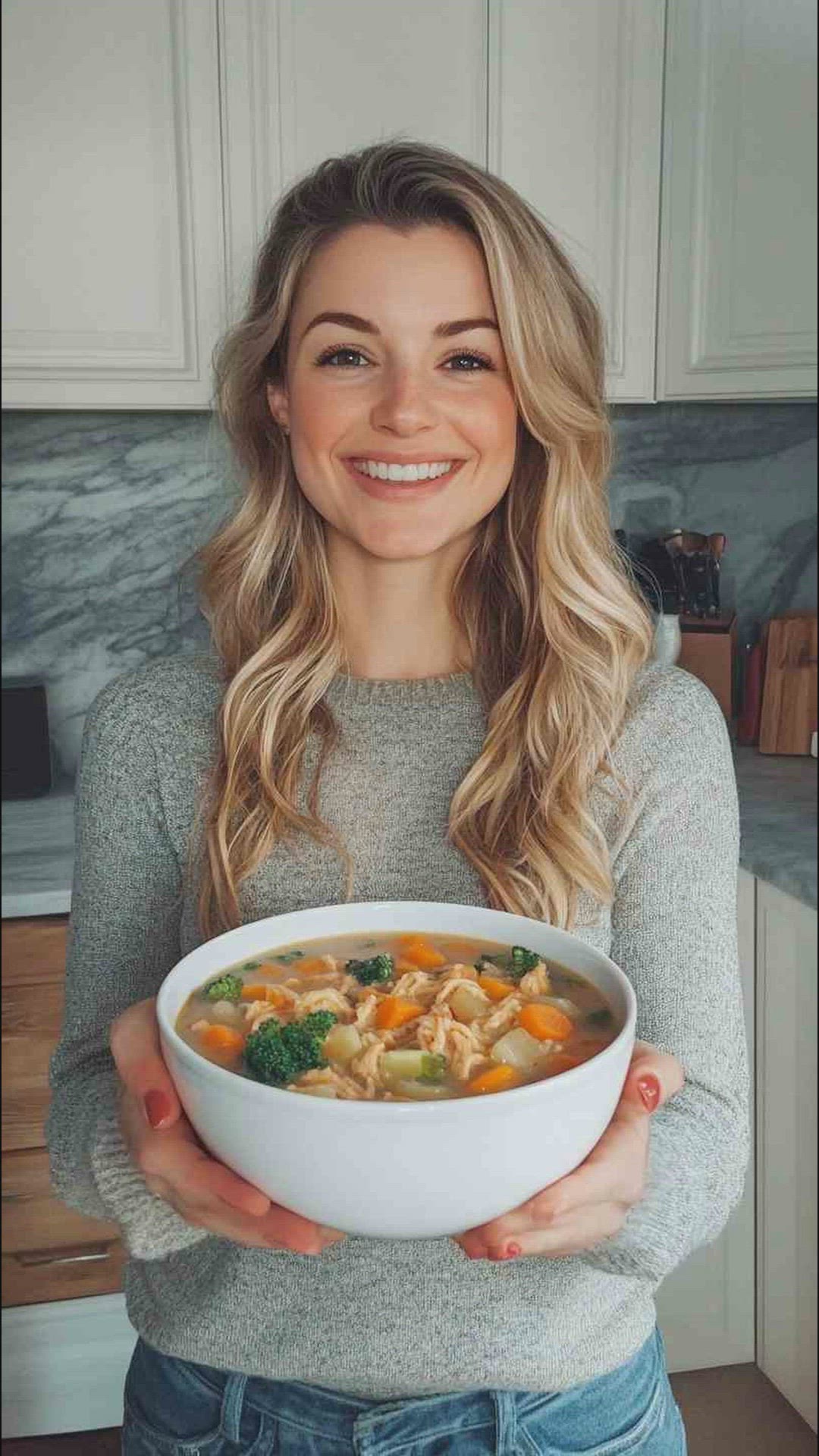 'Video thumbnail for Simple Slow Cooker Vegetable Soup for Busy Days Recipe'