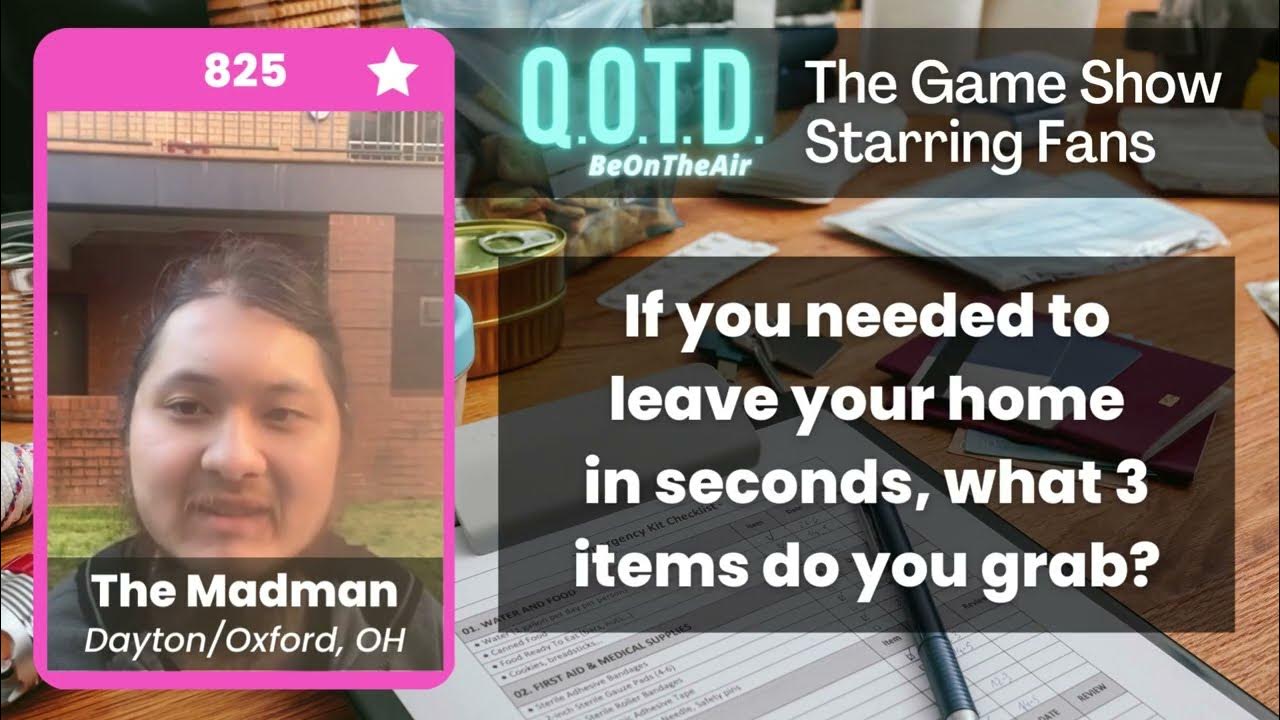 Video thumbnail for Our Favorite Answers: The Madman has his evacuation plan in place!