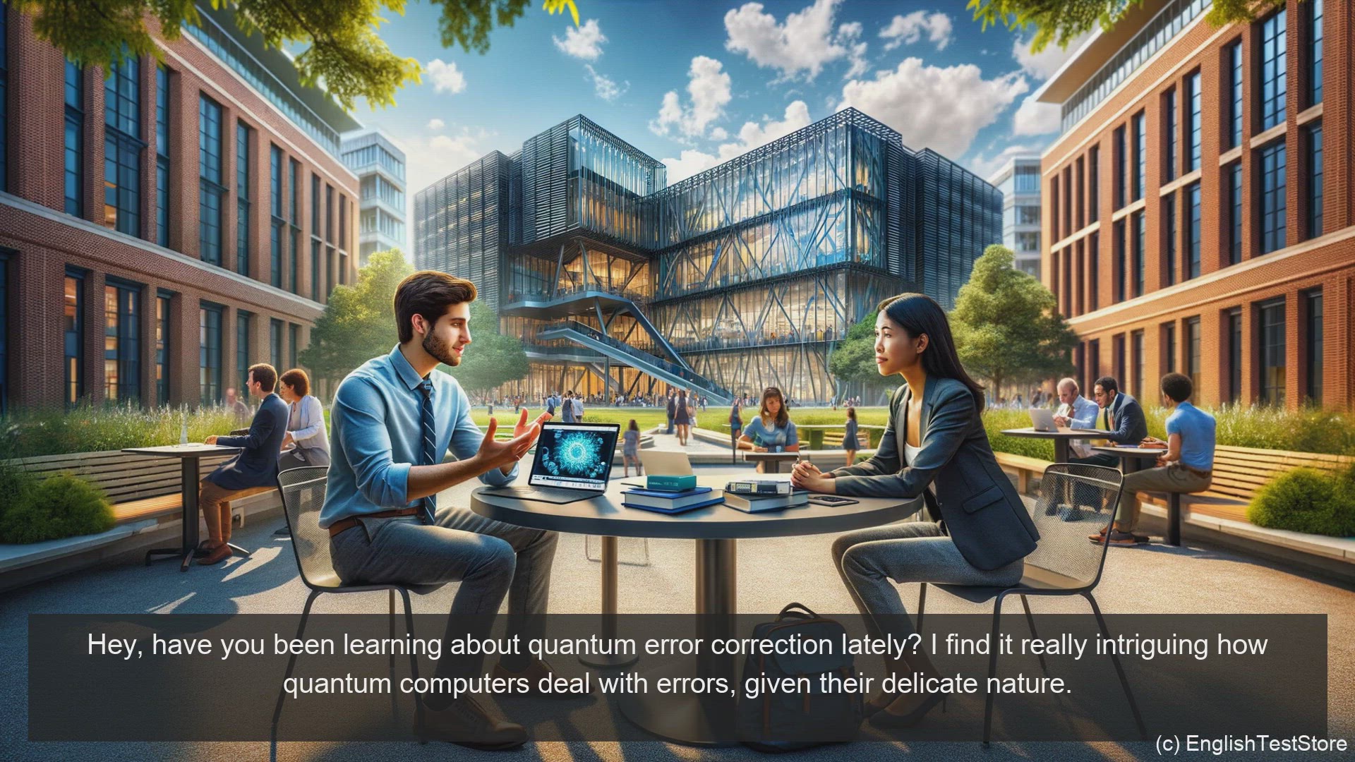 'Video thumbnail for English Conversation for Informatics Engineering: Quantum Error Correction'