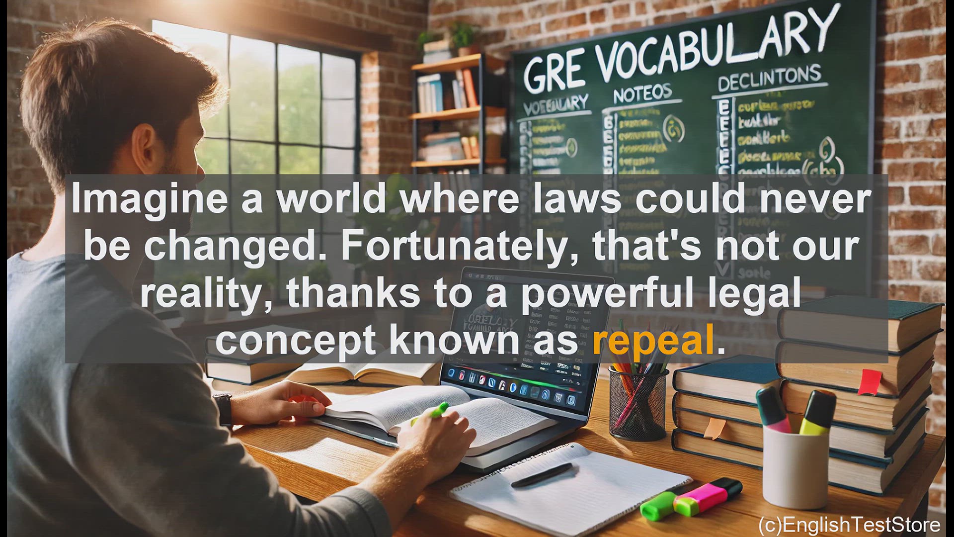 'Video thumbnail for GRE Vocabulary Lesson: The Power of Repeal - Shaping the Legal Landscape'