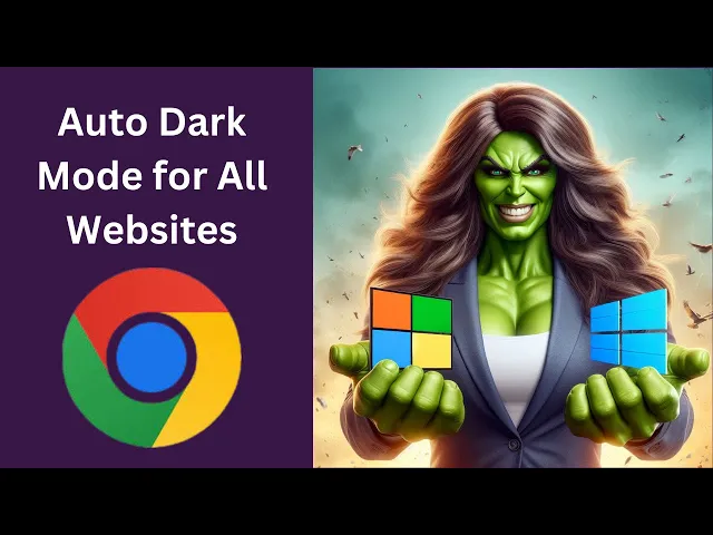 'Video thumbnail for How to Enable Auto Dark Mode for All Websites on Google Chrome on Windows 11 or 10 | GearUpWindows'
