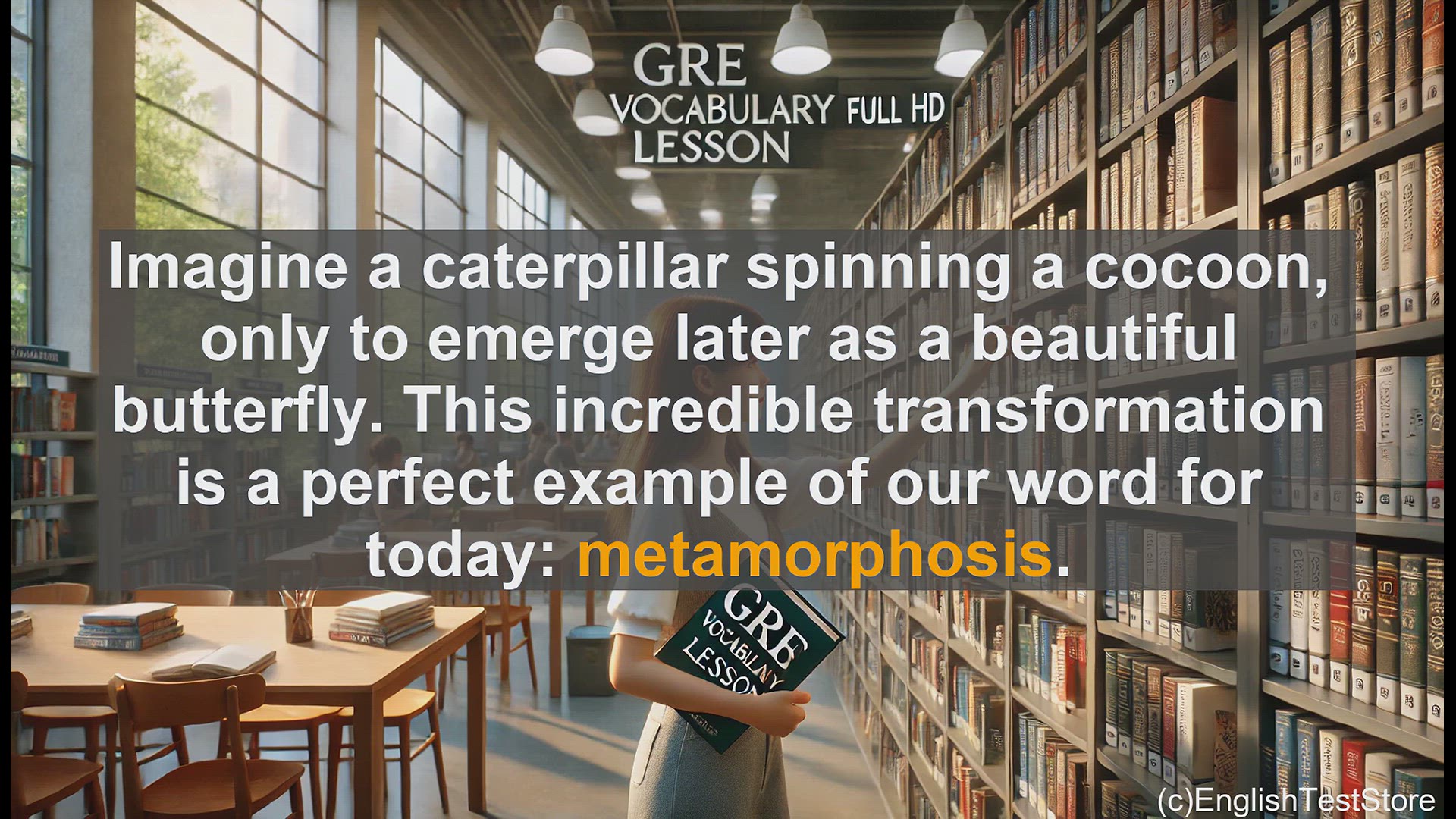 'Video thumbnail for GRE Vocabulary Lesson: The Incredible Transformation of Metamorphosis'
