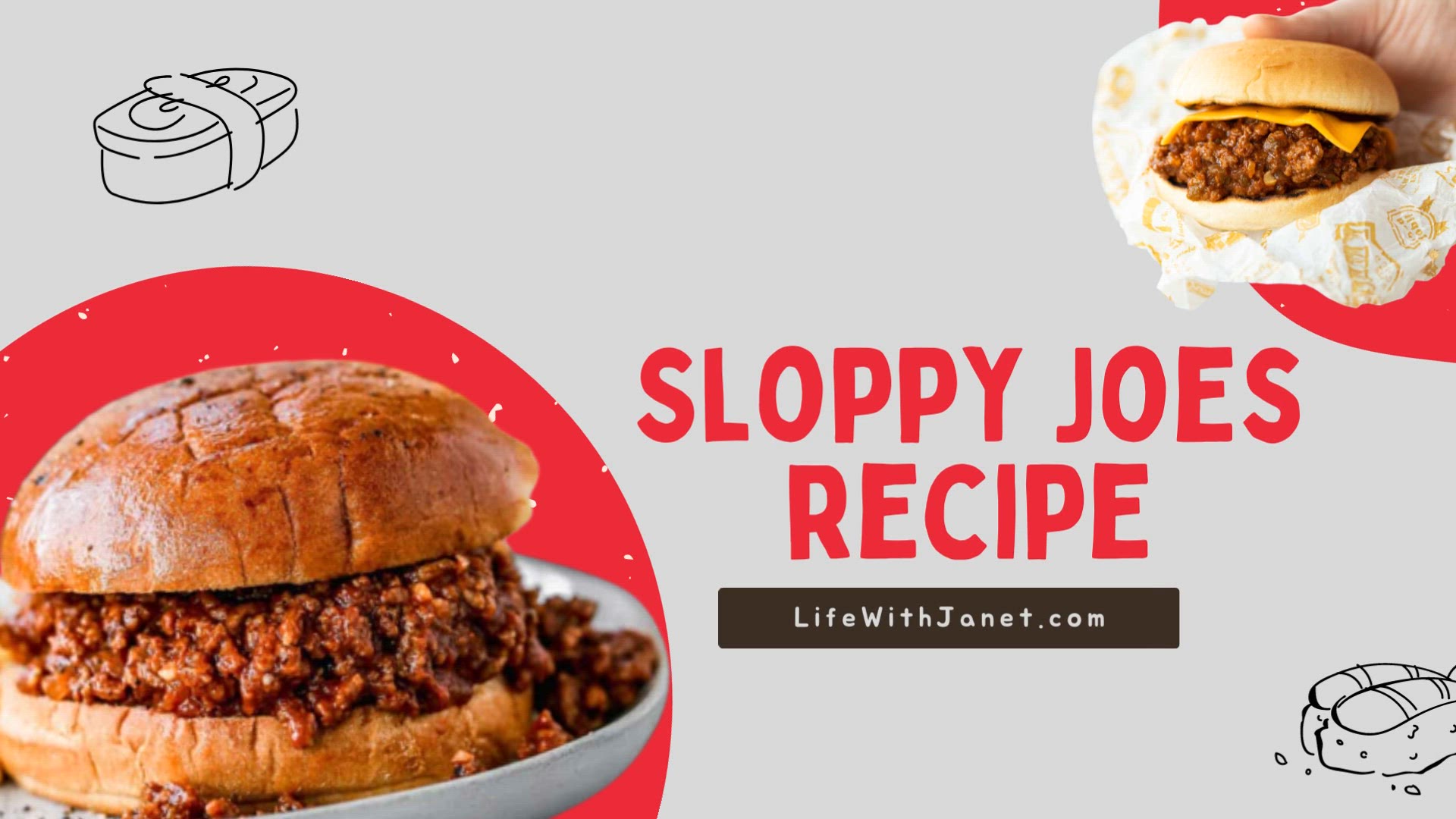 'Video thumbnail for Homemade Sloppy Joes Recipe - A Must-Try!'
