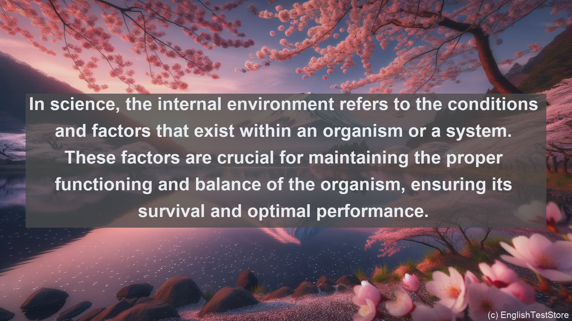 'Video thumbnail for Internal environment in science  definition and examples'