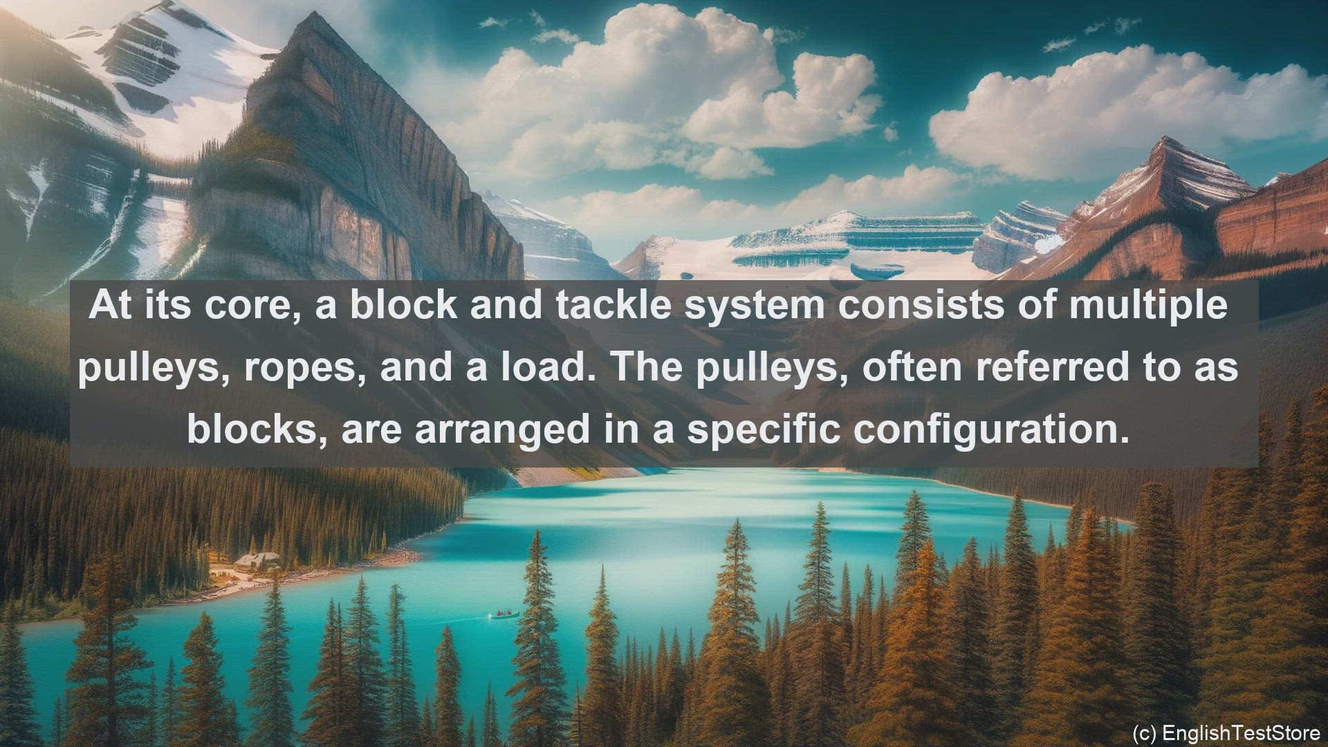'Video thumbnail for Block and tackle in science  definition and examples'