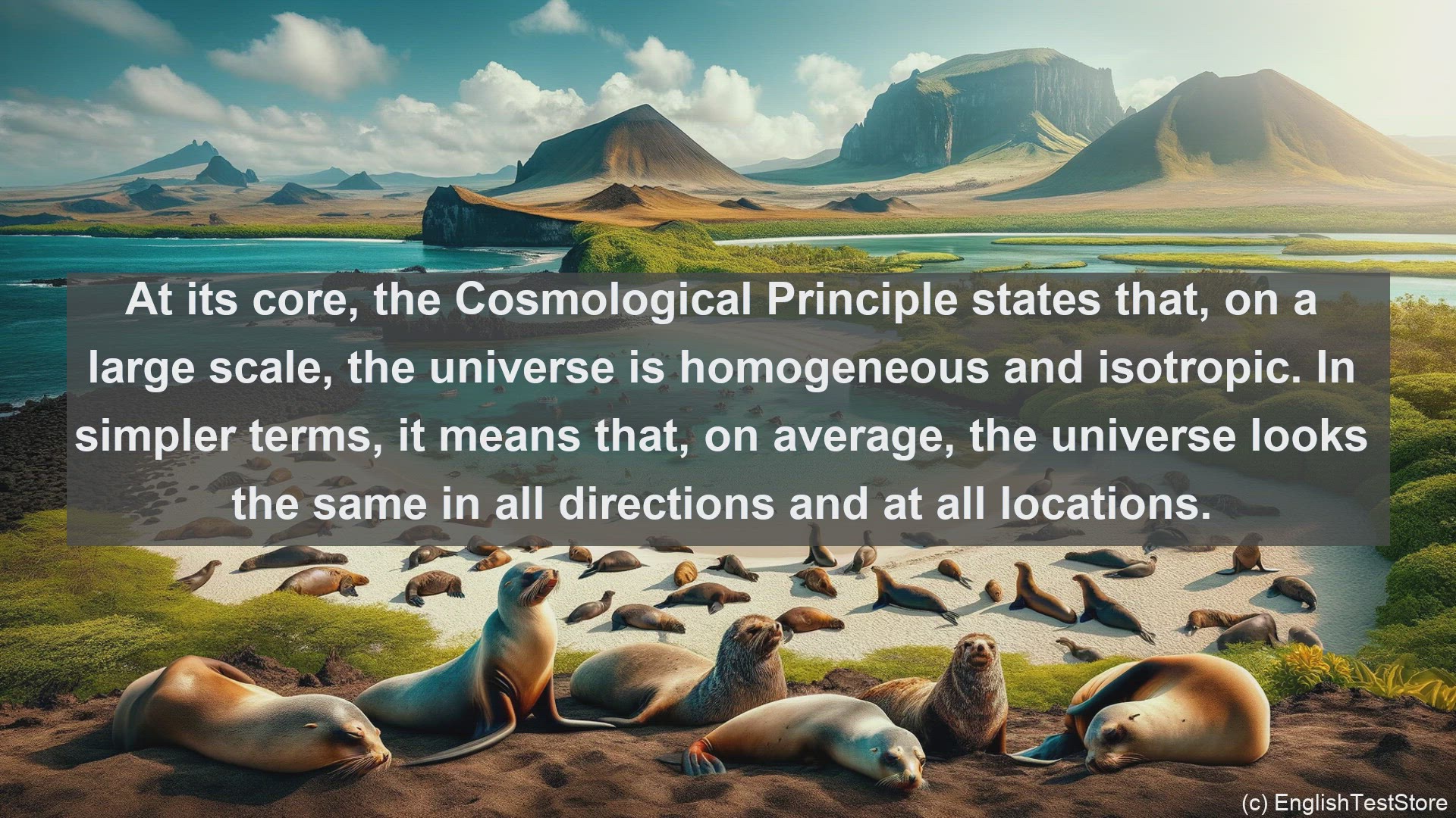 'Video thumbnail for Cosmological principle in science  definition and examples'