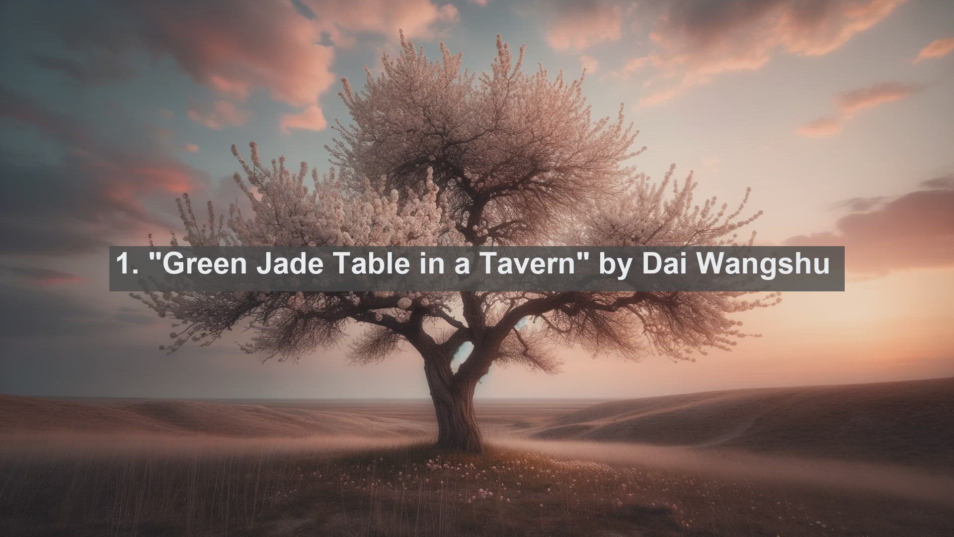 'Video thumbnail for Top 10 Chinese Modernist Poetry'