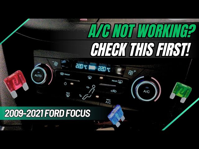 Video thumbnail for Ford Focus A/C Not Working? Check This Fuse & Relay First! (2009–2021)