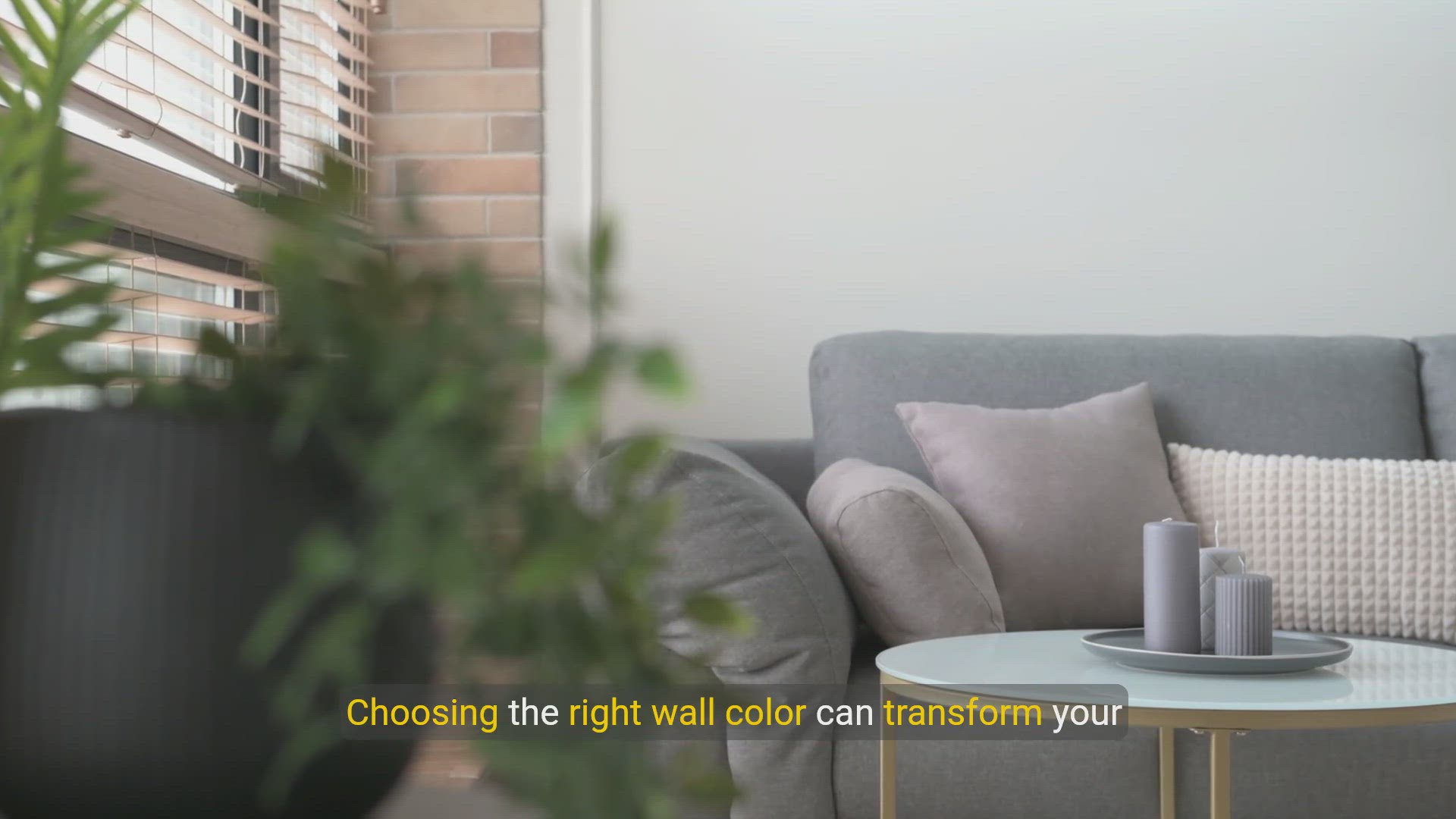 'Video thumbnail for 15 Stunning Wall Colors to Pair Perfectly with Your Brown Couch'