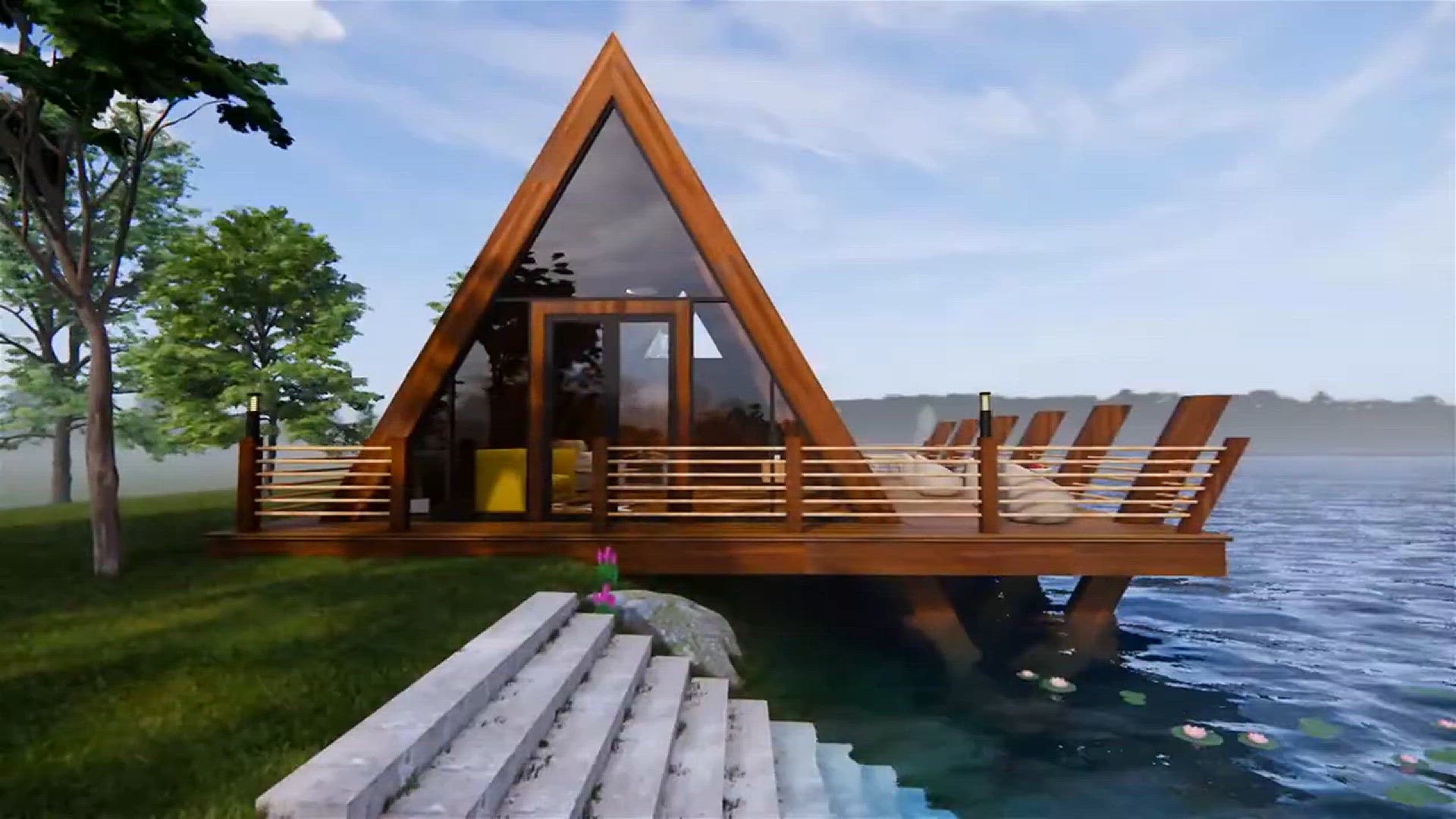 'Video thumbnail for House Design Front View Single Floor (6.8x10 Meter)'