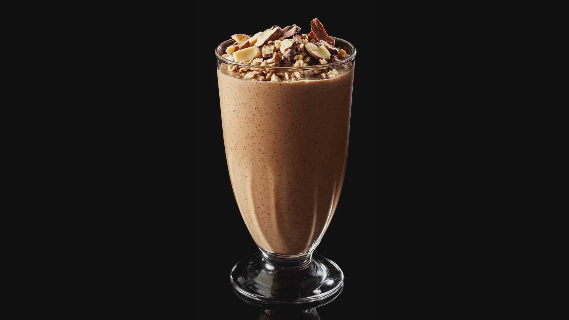 'Video thumbnail for High-Calorie Chocolate Peanut Butter Smoothie Recipe'