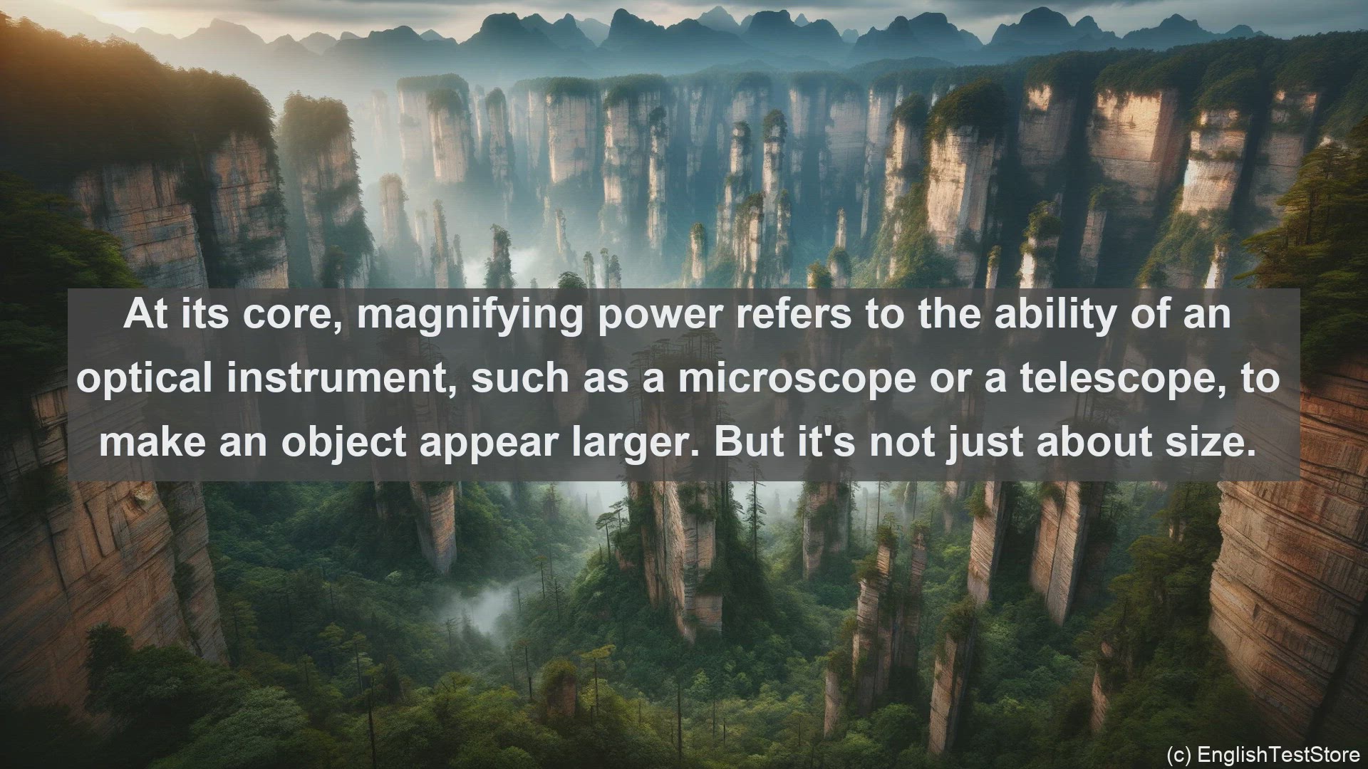 'Video thumbnail for Magnifying power in science  definition and examples'