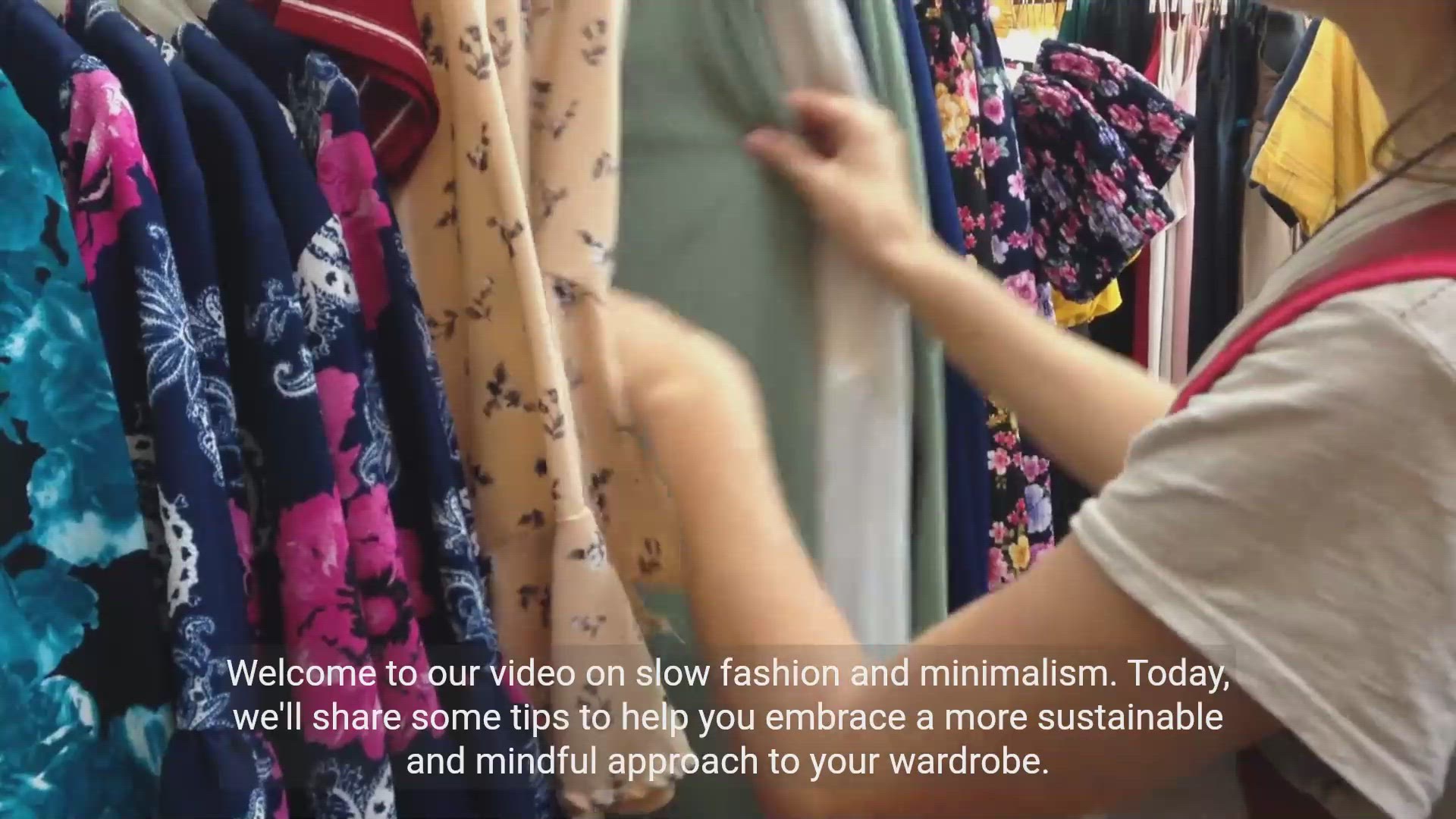 'Video thumbnail for Slow Fashion and Minimalism Tips'