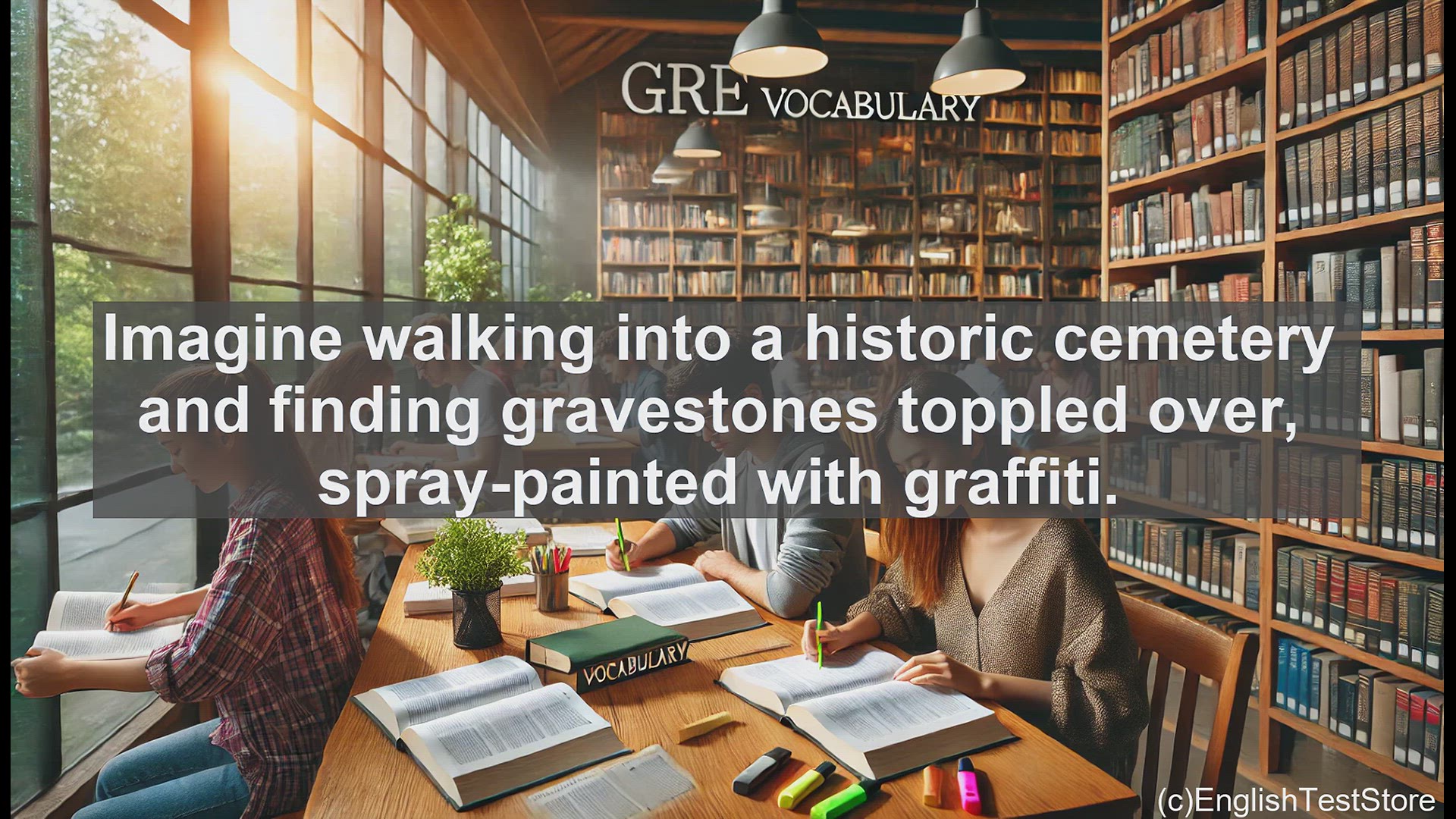 'Video thumbnail for GRE Vocabulary Lesson: GRE Vocabulary - Understanding 'Desecrate''